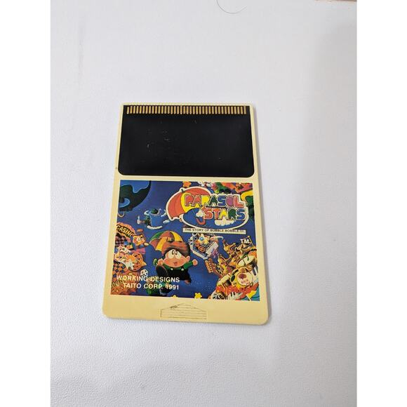 Parasol Stars The Story of Bubble Bobble III CIB Turbografx 16 USA TESTED - Picture 3 of 7